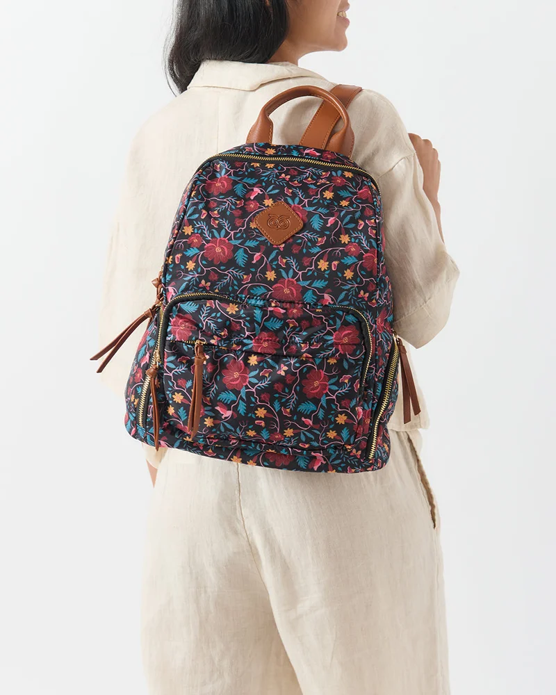 Chumbak Floral Vines Printed Backpack